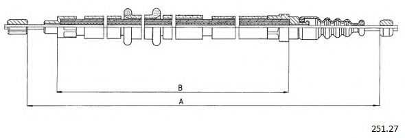 CABOR 251.27 Cable, parking brake